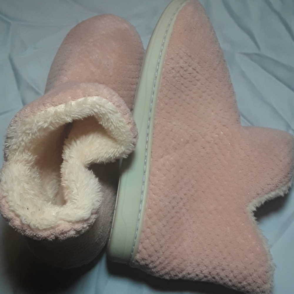 Pink Fuzzy Slippers
